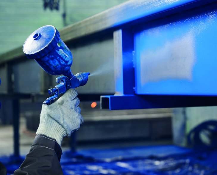 Cabine de peinture pour laquage RAL des enseignes